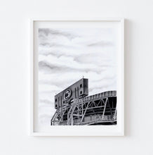 Load image into Gallery viewer, Clouds Over Beaver Stadium Print
