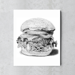Medium Well - Cheeseburger Print
