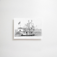 Load image into Gallery viewer, Chautauqua Belle Steamboat - Greeting Card

